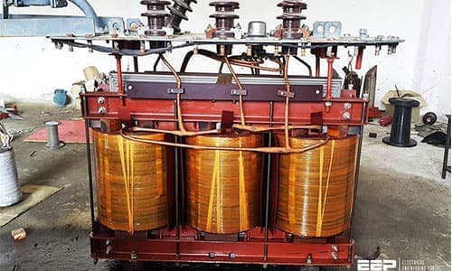 Copper wire and aluminum wire used in transformer