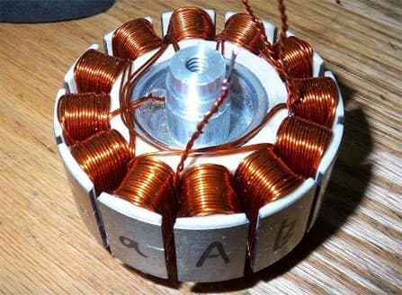 Magnet winding wire In electric motors